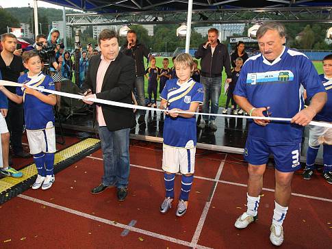 Slavnostní otevření městského stadionu v Ústí