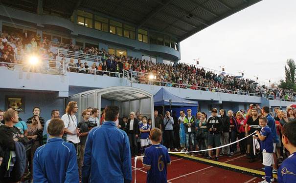 Slavnostní otevření městského stadionu v Ústí